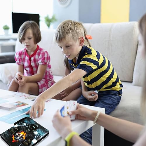 Miniatura 6 de Carpeta de tarjetas con 4 bolsillos para 400 tarjetas con 50 fundas extraíbles, carpeta de tarjetas intercambiables, carpeta de tarjetas deportivas,