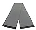 ANDANTINO 100% Silk Oblong Scarf for Men 61”*10.2” Double-Sided Thin Long Shawls for Head and Neck with Gift Packed (Black White Dots)