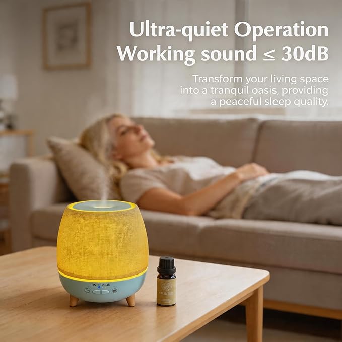 Difusor de Aromas Ultrasónico 300ml con Luz Nocturna miniatura 5