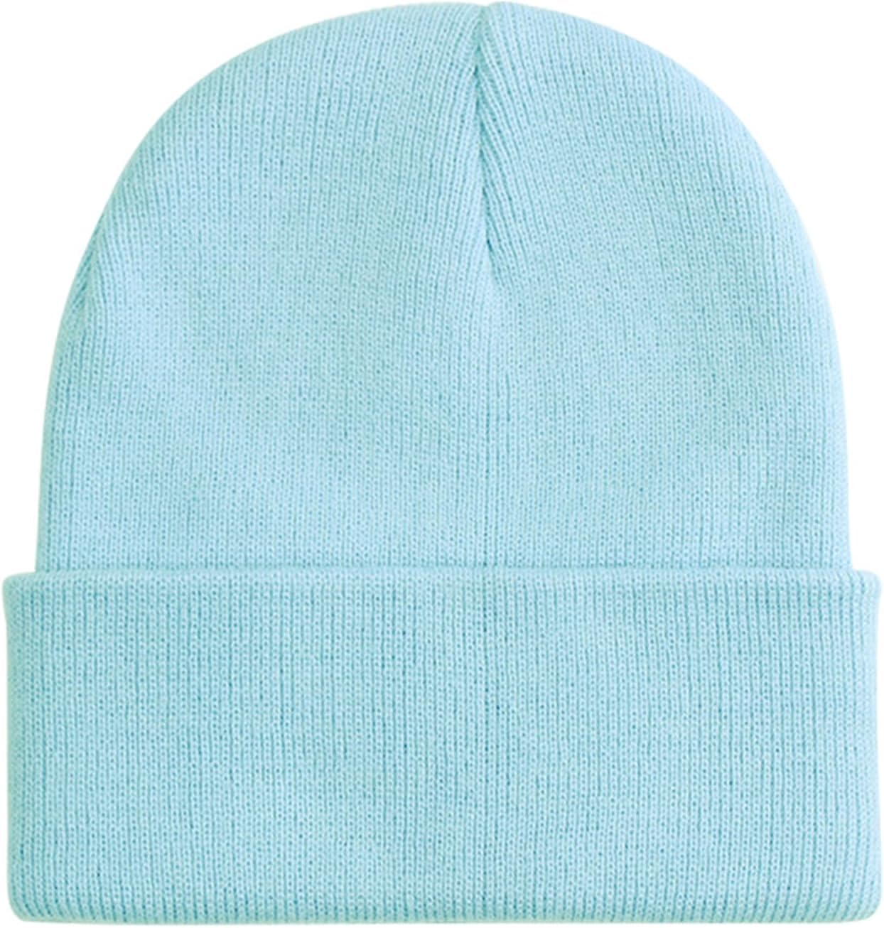 Ruqizhi Beanie Hats for Men Women Slouchy Beanie Hats Winter Knit Cuffed Beanie Soft Hat