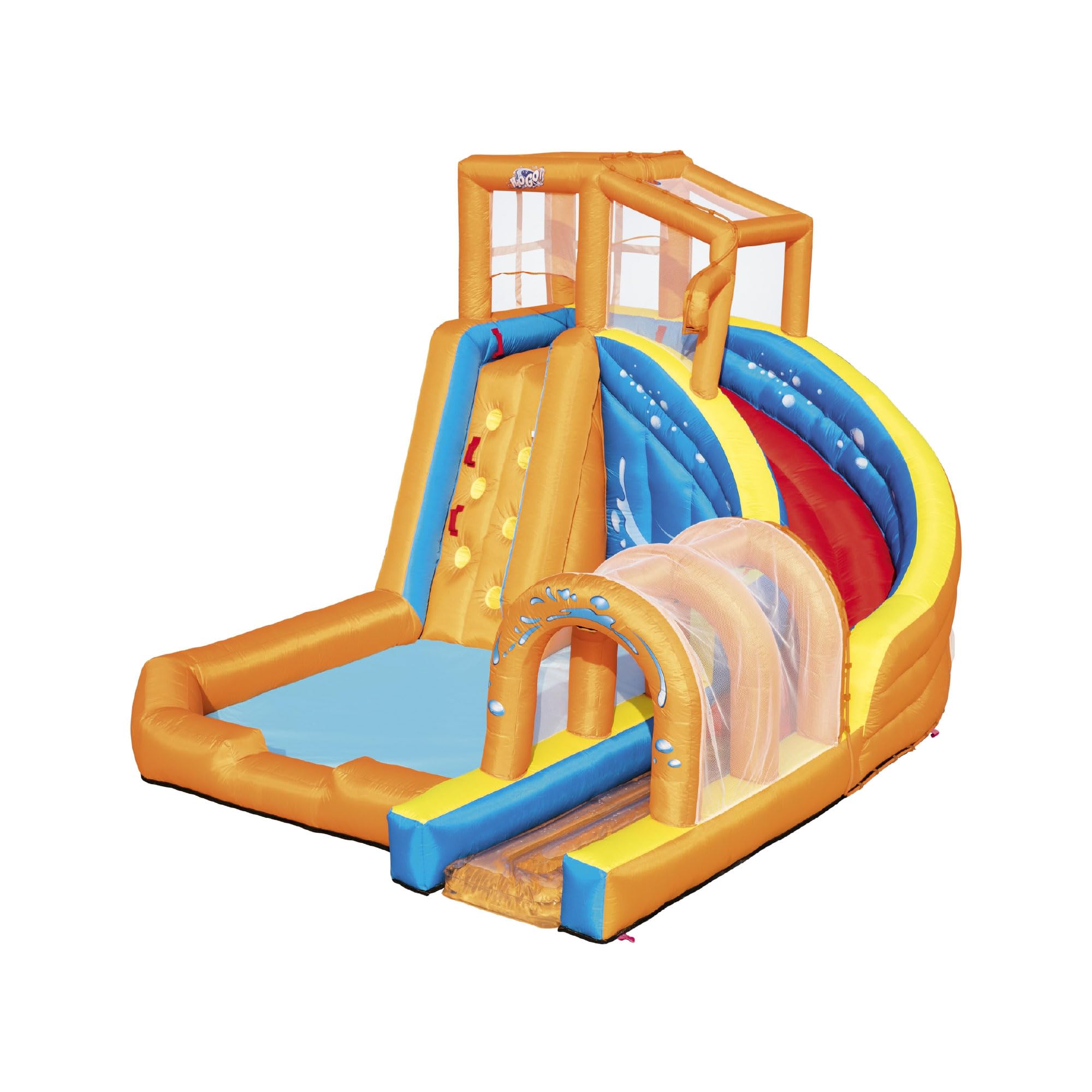 Aquatic Chute H2ogo Turbo Splash Zone Mega Water Park Bestway