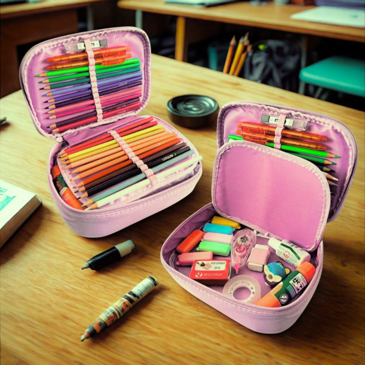 Kit Mochila de Costas Estojo Box e Lancheira Coração Fashion Escolar Rosa em promoção! Veja a oferta e mais achadinhos de Mochilas escolares 9 Hoje é o melhor dia para comprar Kit Mochila de Costas Estojo Box e Lancheira Coração Fashion Escolar Rosa com aquele preço maroto! Promoção! Aproveite a oferta! 9