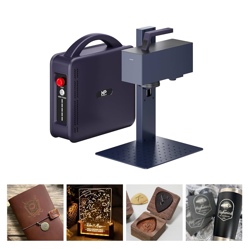 レーザー彫刻機　レーザー刻印機　レーザー加工機 Amazon.co.jp: Monport 20W レーザー彫刻機 手持ち彫刻、0.05mm