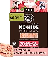 Vista 23 de Earth Animal No Hide Stix - Palitos masticables sin cuero de larga duración para perros pequeños, sabor a carne de res - Paquete de valor de 20