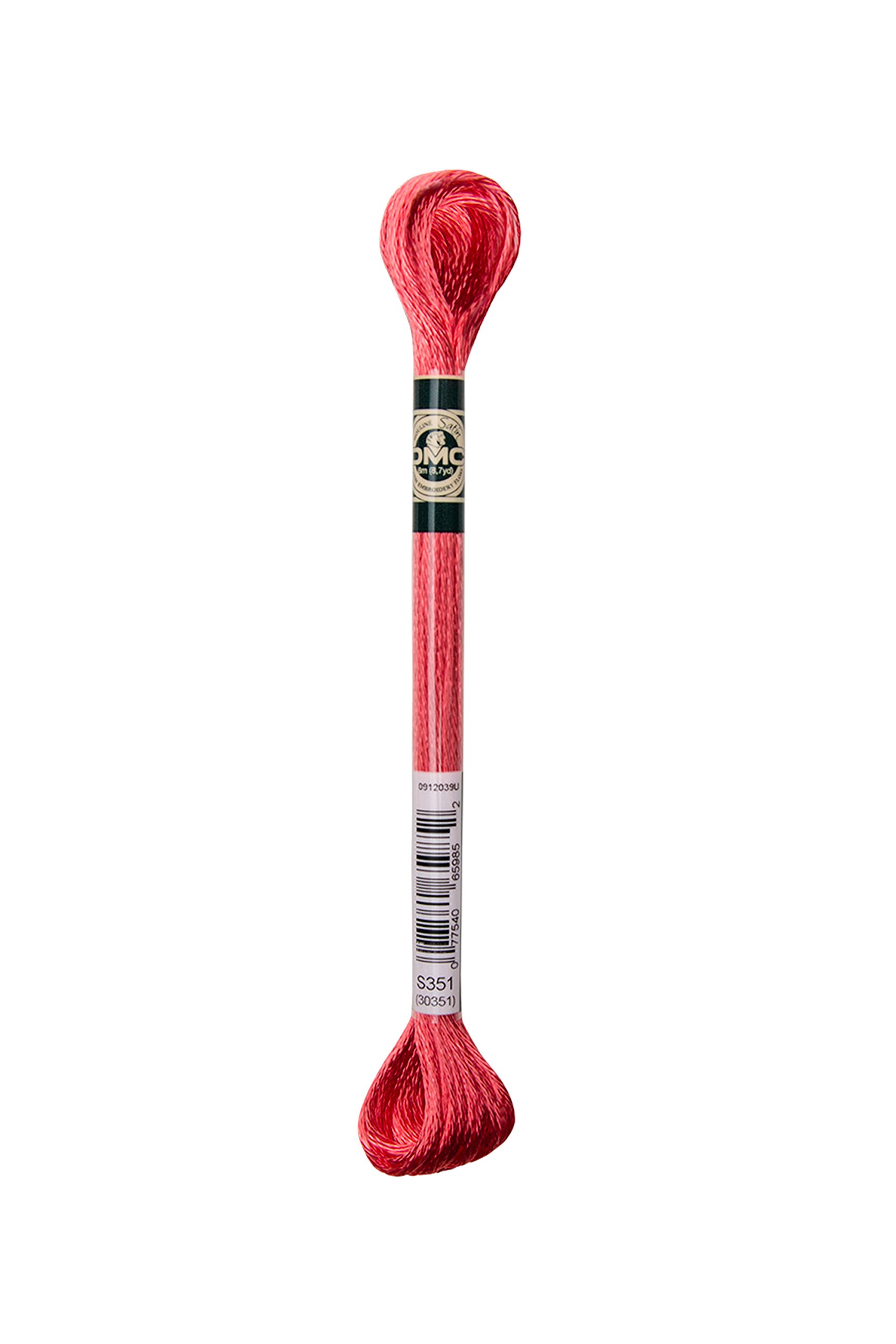 DMC 1008F-S351 Shiny Radiant Satin Floss, Coral, 8.7-Yard