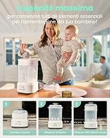 Sterilizator electric compact cu aburi GROWNSY cu funcție de uscare pentru biberoane, suzete și piese de pompă de sân 4