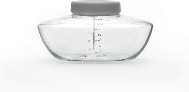 Elvie | Breast Milk Storage Bottles | Nursing Accessories | Pack of 3 Bottles with 150ml Lid