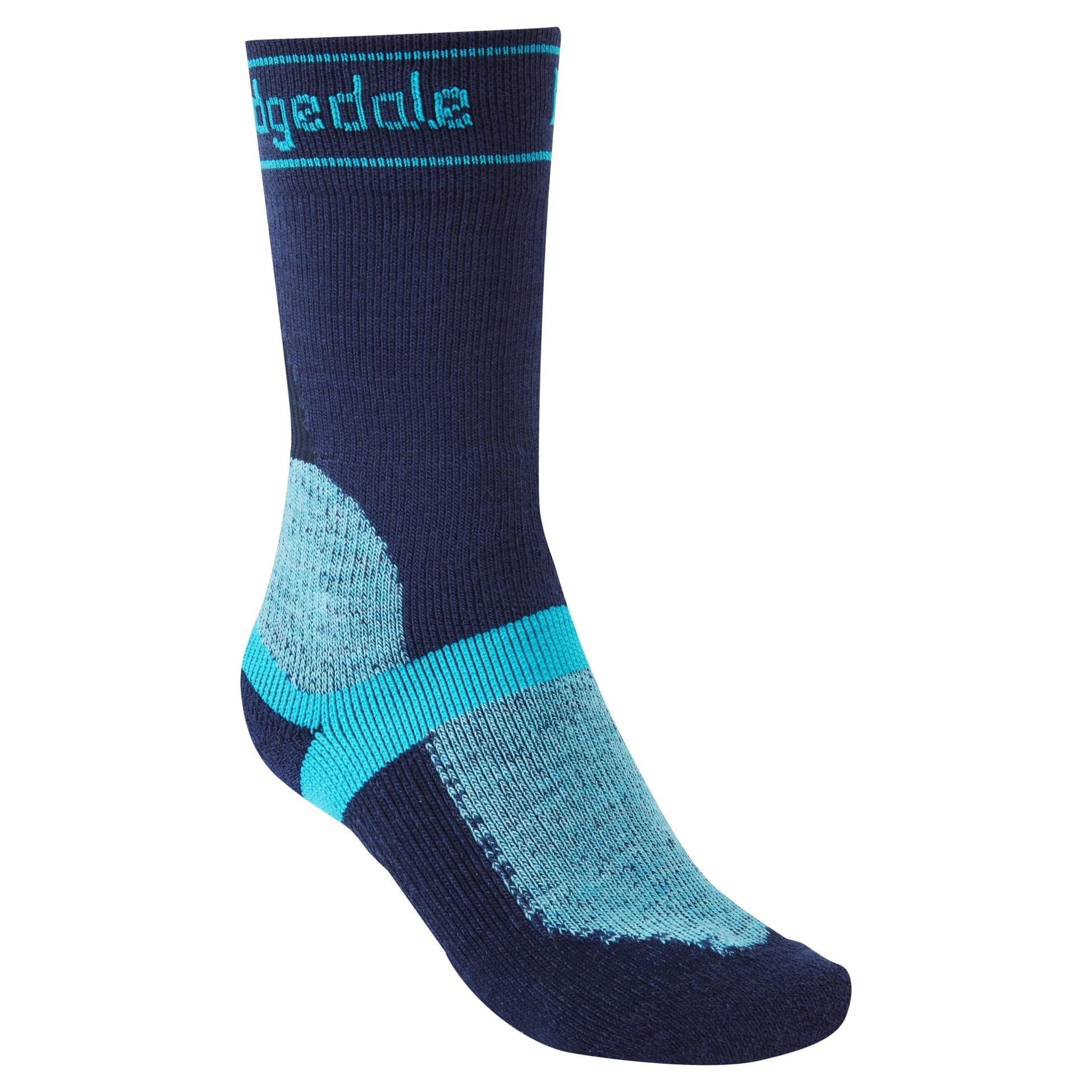 Bridgedale MTB Winter-Weight T2 Merino Sport Ladies Boot Length Mountain Bike Socks - Navy, Small