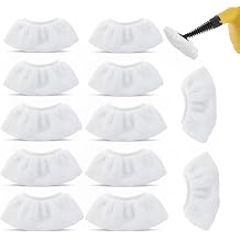 12 Packs Steam Cleaner Accessories, Universal Reusable Microfiber Cloths for Handheld Steam Cleaner, Compatible with SV7 SC5 SC4 SC3 SC2 SC1 Series