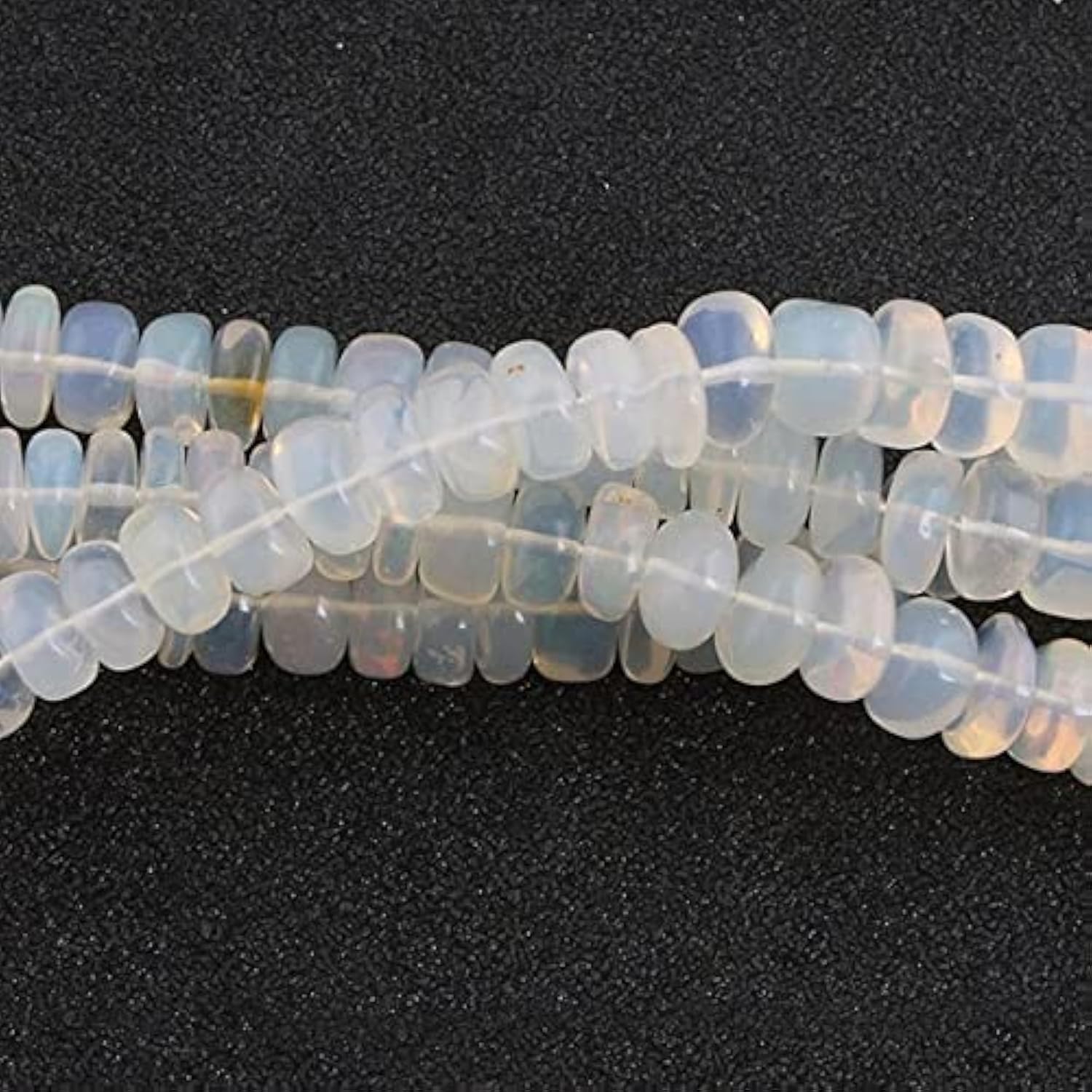 Opale d'Éthiopie naturelle perles rondelles lisses 5mm-9mm LKBEADS