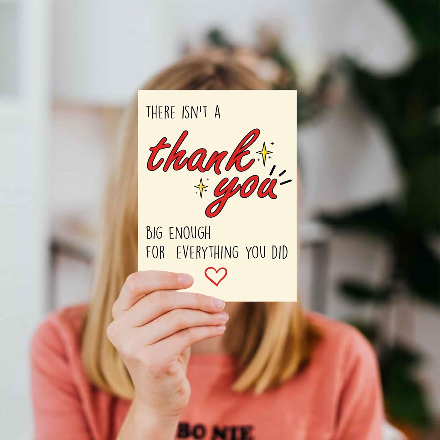 Cheerin Thank You Card – Elegant Thank You Greeting Card with Envelope – Thoughtful Appreciation Gift for Teacher, Boss, Friend, Coach, or Colleague - Image 3