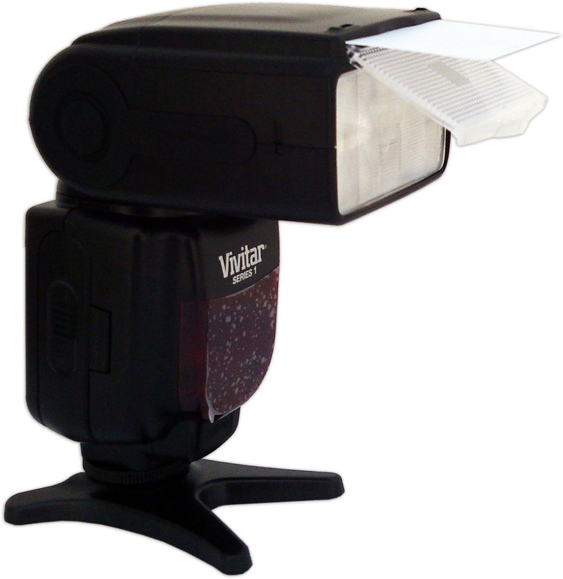 Vivitar DF-583 flash head with bounce card extended