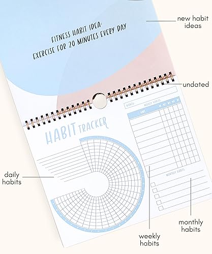 Miniatura 5 de Paquete de diario de seguimiento de hábitos y fitness alimentario  Desbloquea todo tu potencial y alcanza tus objetivos