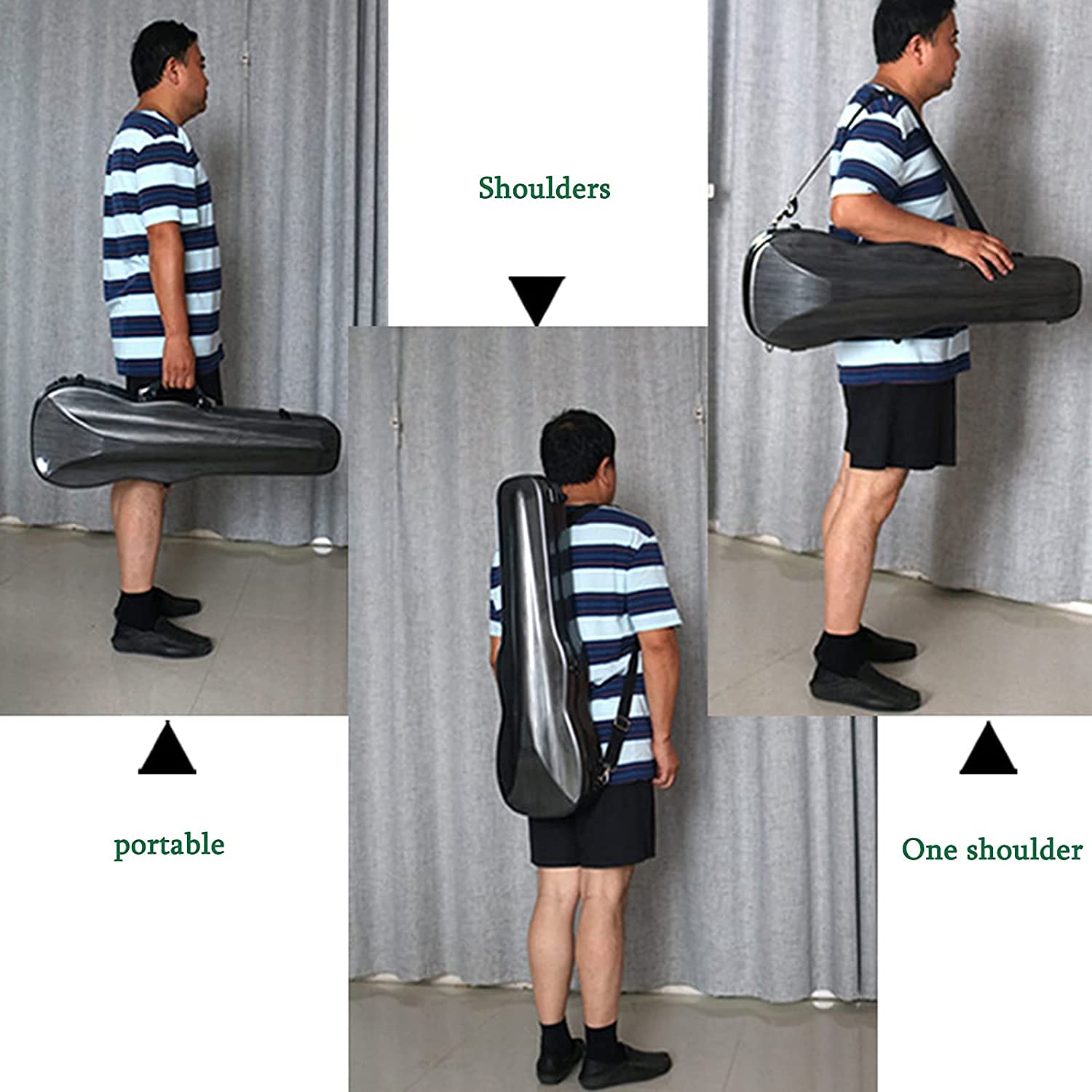 FLYKING」4/4フルサイズバイオリン/バッグ、湿度計調節可能 バイオリン