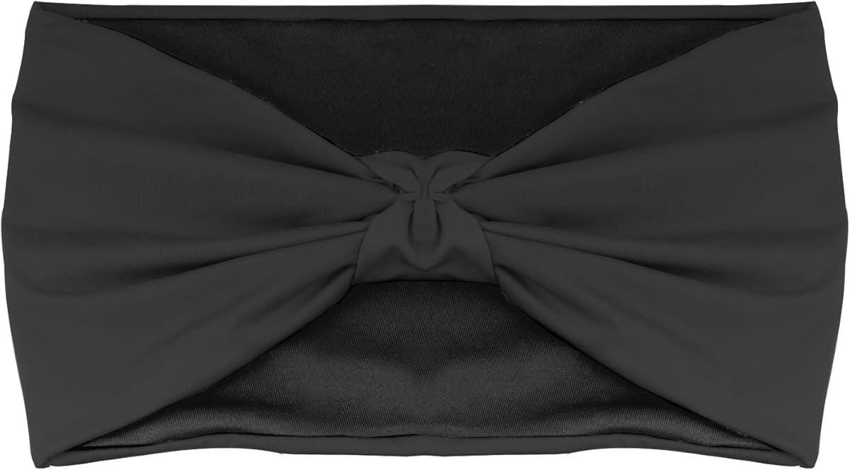 MoKo Versatile Sports Headband, Breathable Lightweight Sweat Wicking Multi-use Headwear, Fashionable Knotted Hair Band