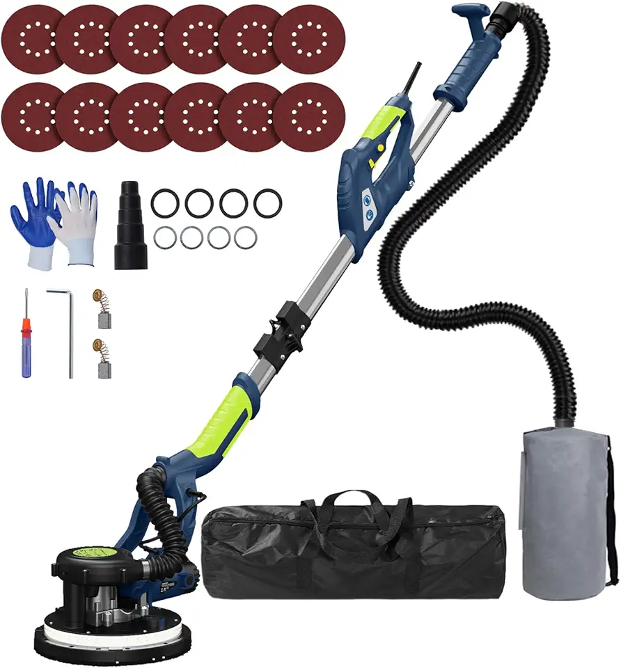 Upgraded 8A Drywall & Ceiling Sander with Vacuum