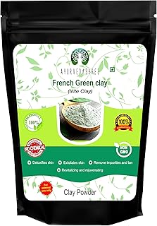 Polvo de arcilla verde francés de 1.76 oz, ar...