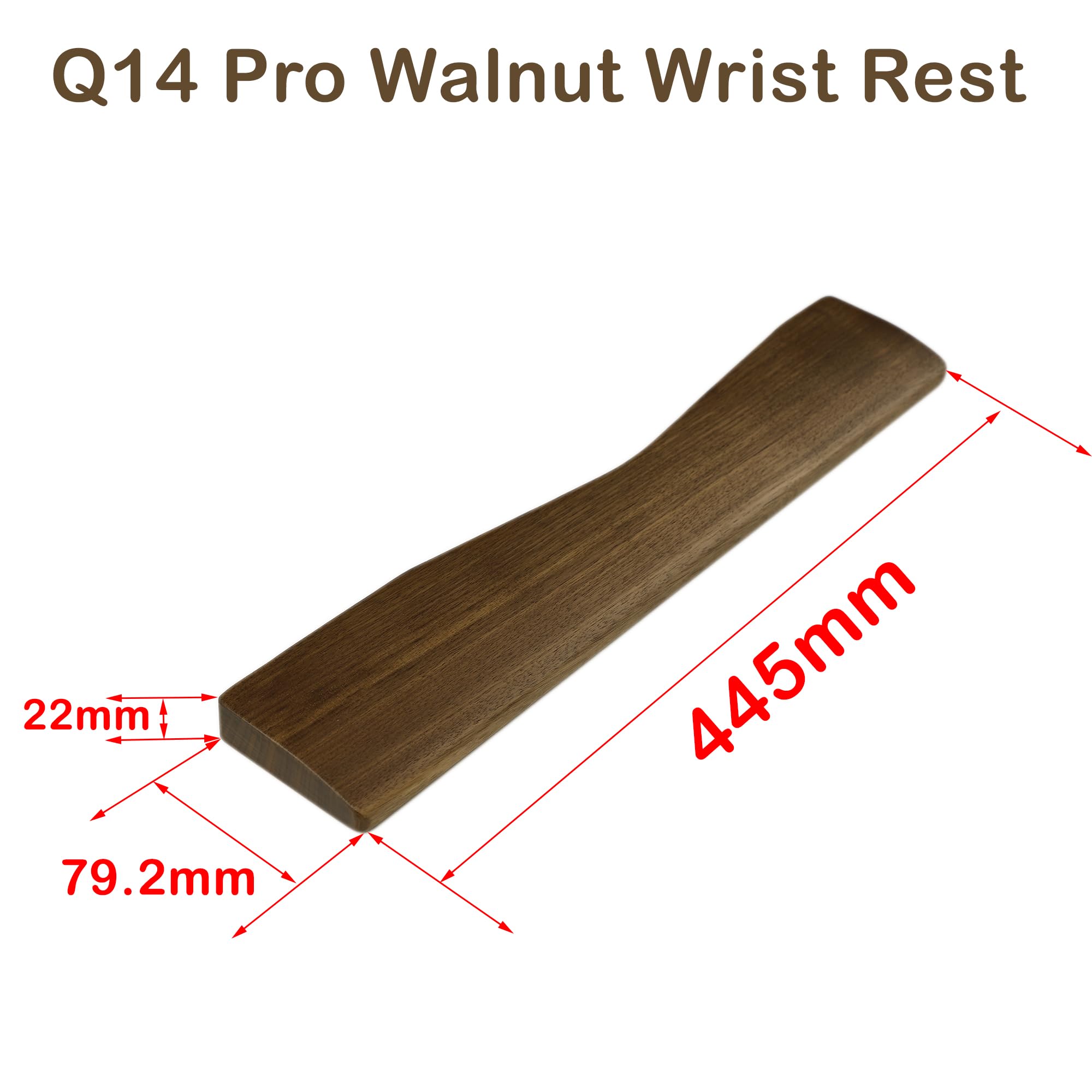 Amazon.com : YMDK Wooden Wrist Rest Solid Wood Walnut for Keychron