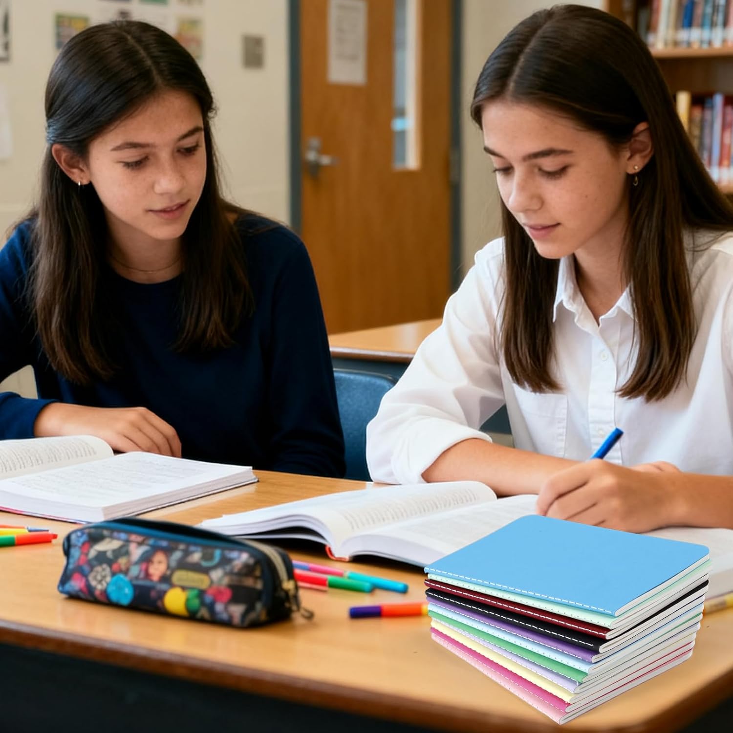 120 Pack Notebooks Bulk, 3.5 x 5.5 In Mini Pocket Notepads, Colorful Cover Notebooks, Portable Small Lined Notepad, Mini Journals for Home Office Travel Gift, 12 Colors, 30 Sheets/60 Pages