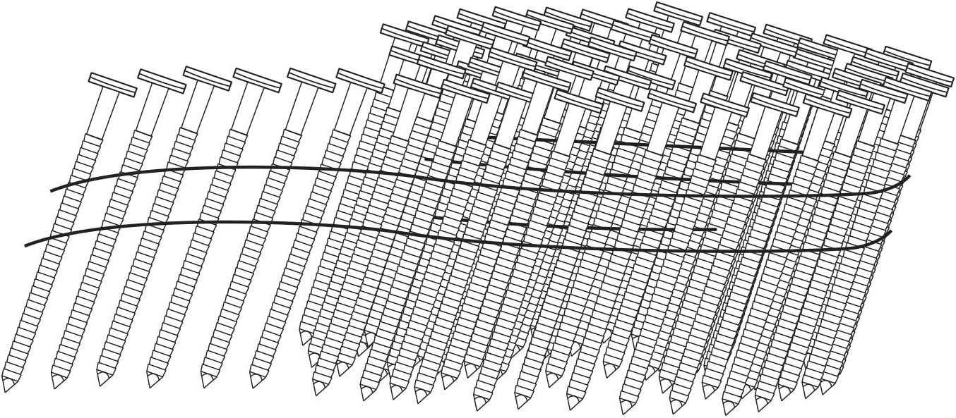 Freeman 15° 2-1/4" Wire Collated Electrogalvanized Smooth Shank Coil Siding Nails – 3,600 Count – For Siding, Roof & Wall Sheathing