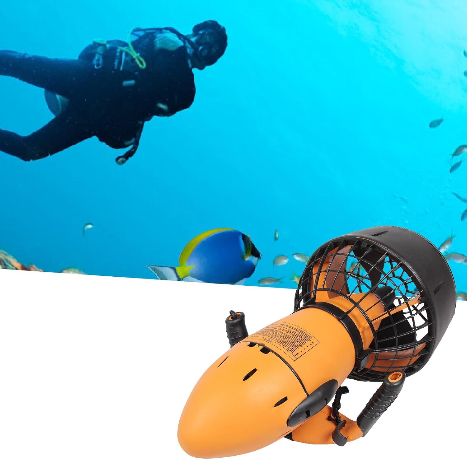 pistro Underwater Scooter 450W Electric Sea Scooter - Portable Water Propeller for Diving & Snorkeling