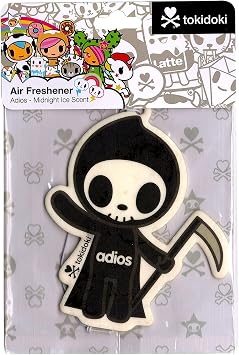 Tokidoki Air Freshener - Adios - Midnight Ice Scent, Black