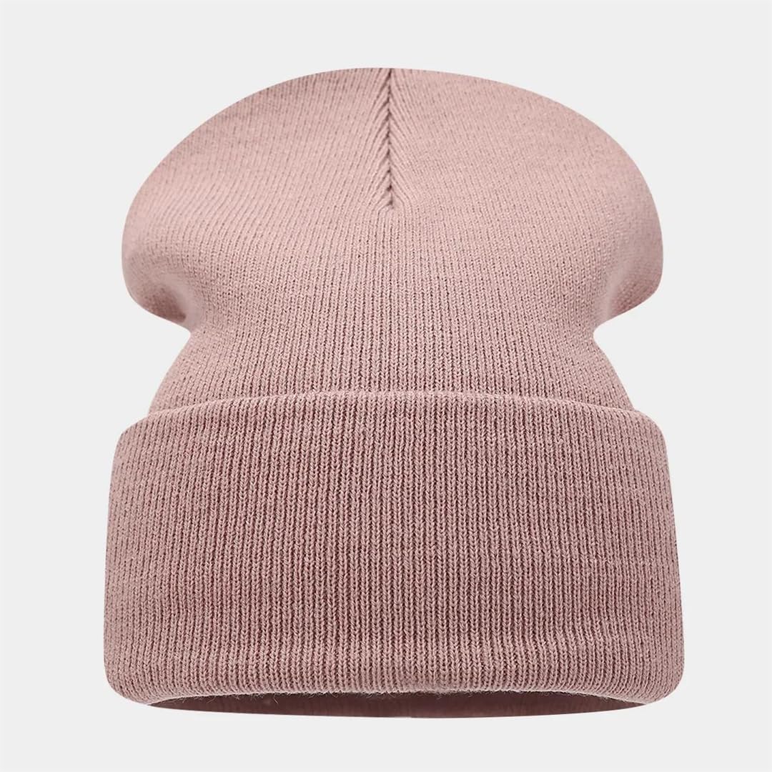 Gorro de Punto Gorros de Punto clásicos, Conjunto Unisex de Gorro con puño, Bufanda y Guantes Multicolor (Paquete 3)(G)