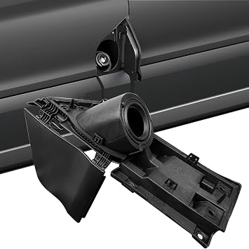 Fuel Door for 2015-2023 Ford Transit Vans 150, 250, 350 HD - Replacement Gas Door Cover Accessory CK4Z-5427936-A, CK4Z-5427936-F Fuel GAS Filler Pocket Housing Hinge Door Black