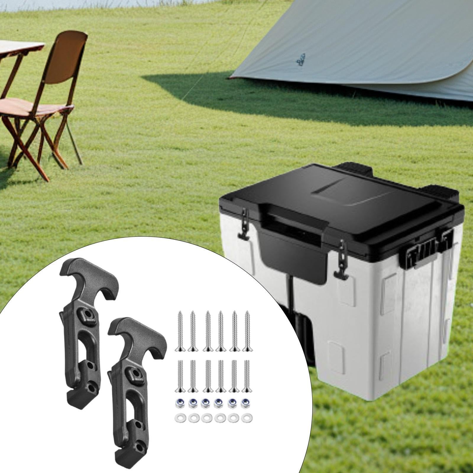 RNXRZANK 2 Pieces T Handle Draw Latch Buckle for Fishing Box Insulation Box Golf Cart