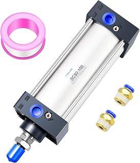 TAILONZ PNEUMATIC Air Cylinder SC 50 X 100 Bore: 2 inch Stroke: 4 inch Screwed Piston Rod Dual Action