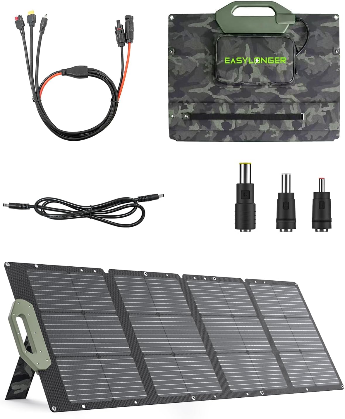 EASYLONGER 110W Foldable Solar Panel, ESP110 Portable Solar Charger