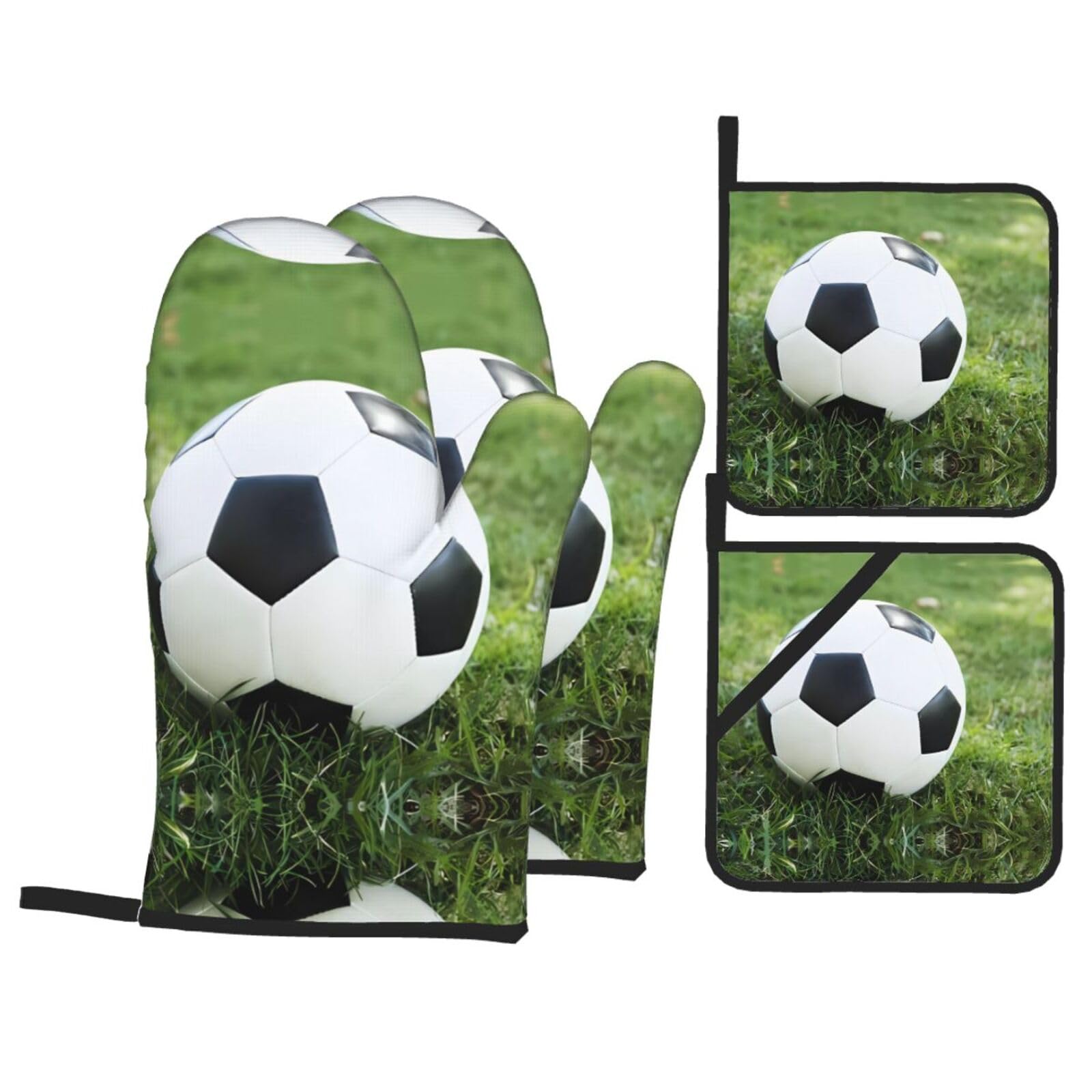 Kit para hornear de fútbol de 4 piezas: máxima utilidad en tu parrilla
