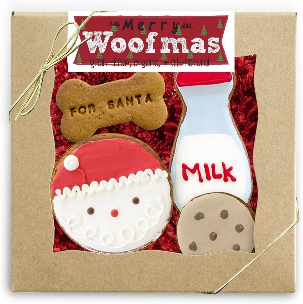 For Santa, Christmas Treats For Dogs! Grain & Wheat Free. Organic & All Natural. Made In Usa
