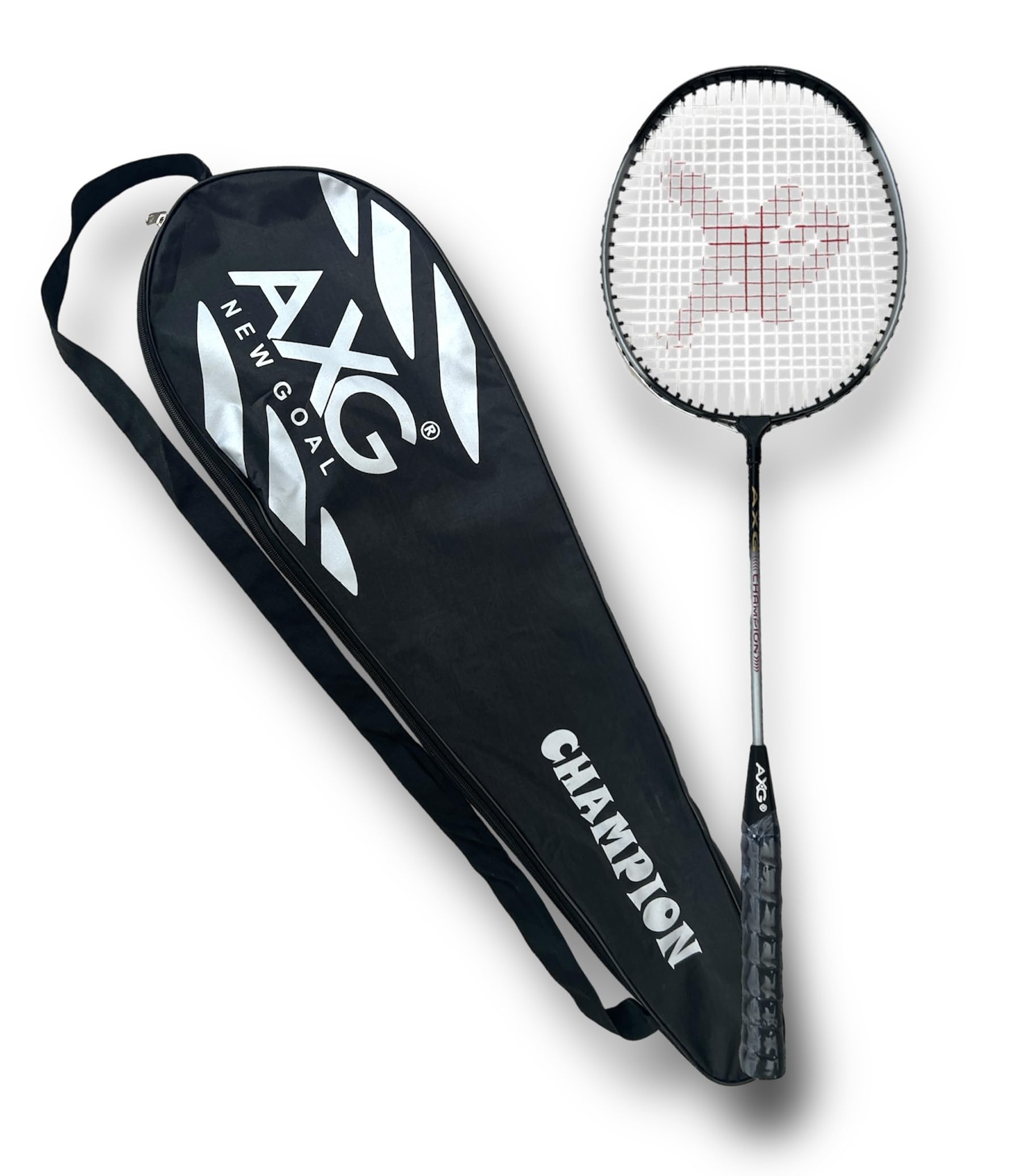 Badminton Racket Kit with Bag, Champion Series (Black)-image-44
