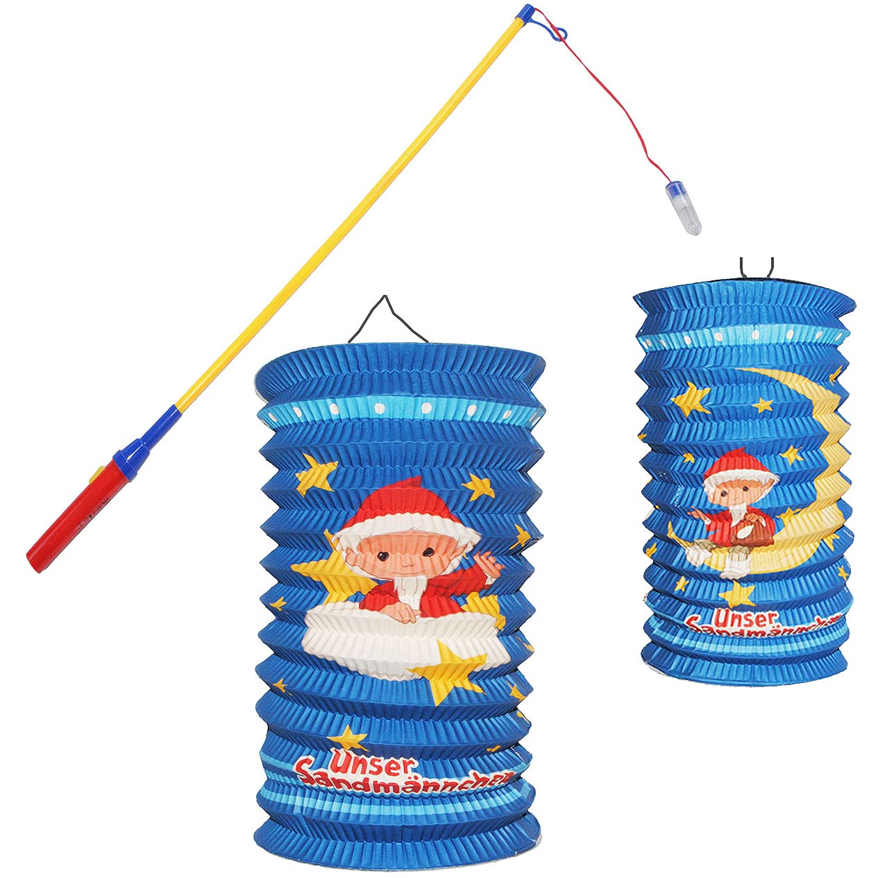 Bastelset Laterne Sandmännchen – 21-teilig, Für Kinder, St. Martin, Laternenumzug, Made In Germany
