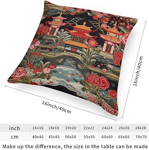 Vista 359 de ArogGeld Chinoiserie - Funda de cojín con estampado de leopardo y guepardo fucsia, con manchas de animales de vaca, color rosa oscuro, decoración