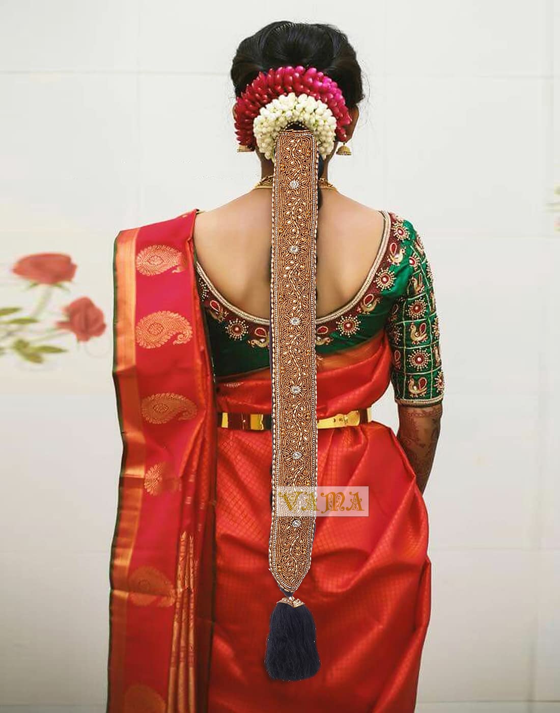 Aari Work Jadai Hand Work Poola Jadalu Prandi Choti Bhartanatyam Savaram Jada For Bridal