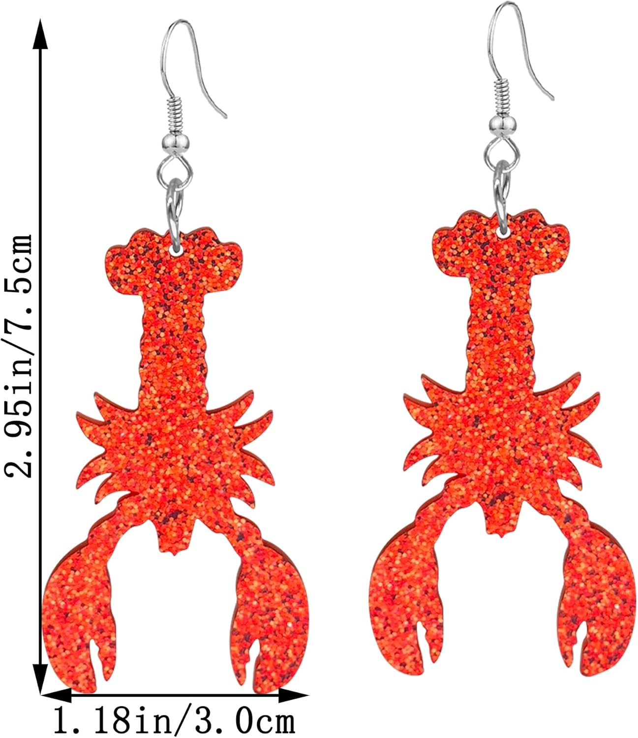 Fashion Ocean Animals Dangle Earrings For Women Cute Cartoon lobster Drop Earrings For Women Jewelry Gifts - Image 2