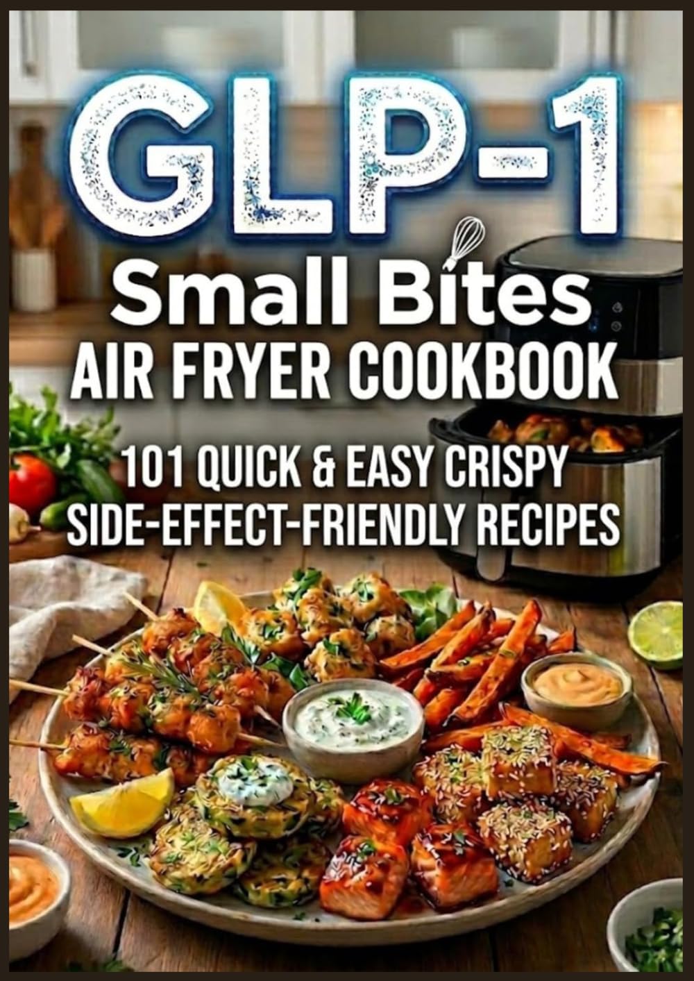 GLP-1 Small Bites Air Fryer Cookbook: 101 Quick & Easy Crispy Side-Effect-Friendly Recipes