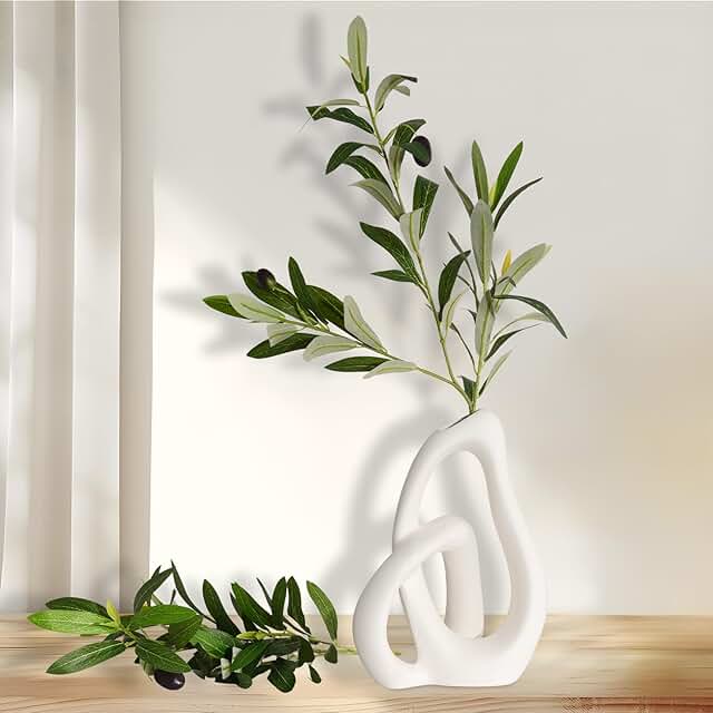 White Ceramic Vase Decor – 9