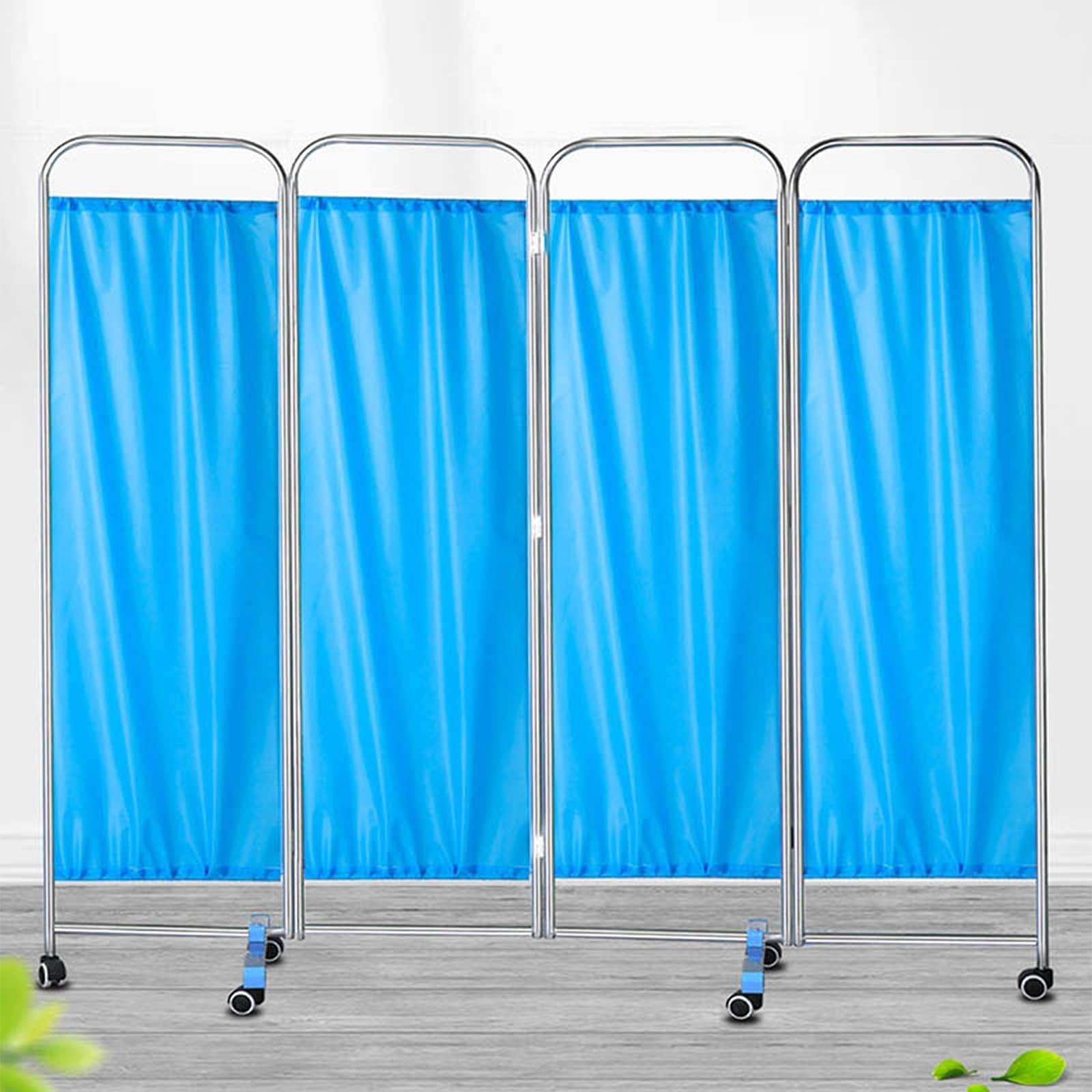 Cloison de séparation à 4 panneaux pliable pour intimité en salon de beauté