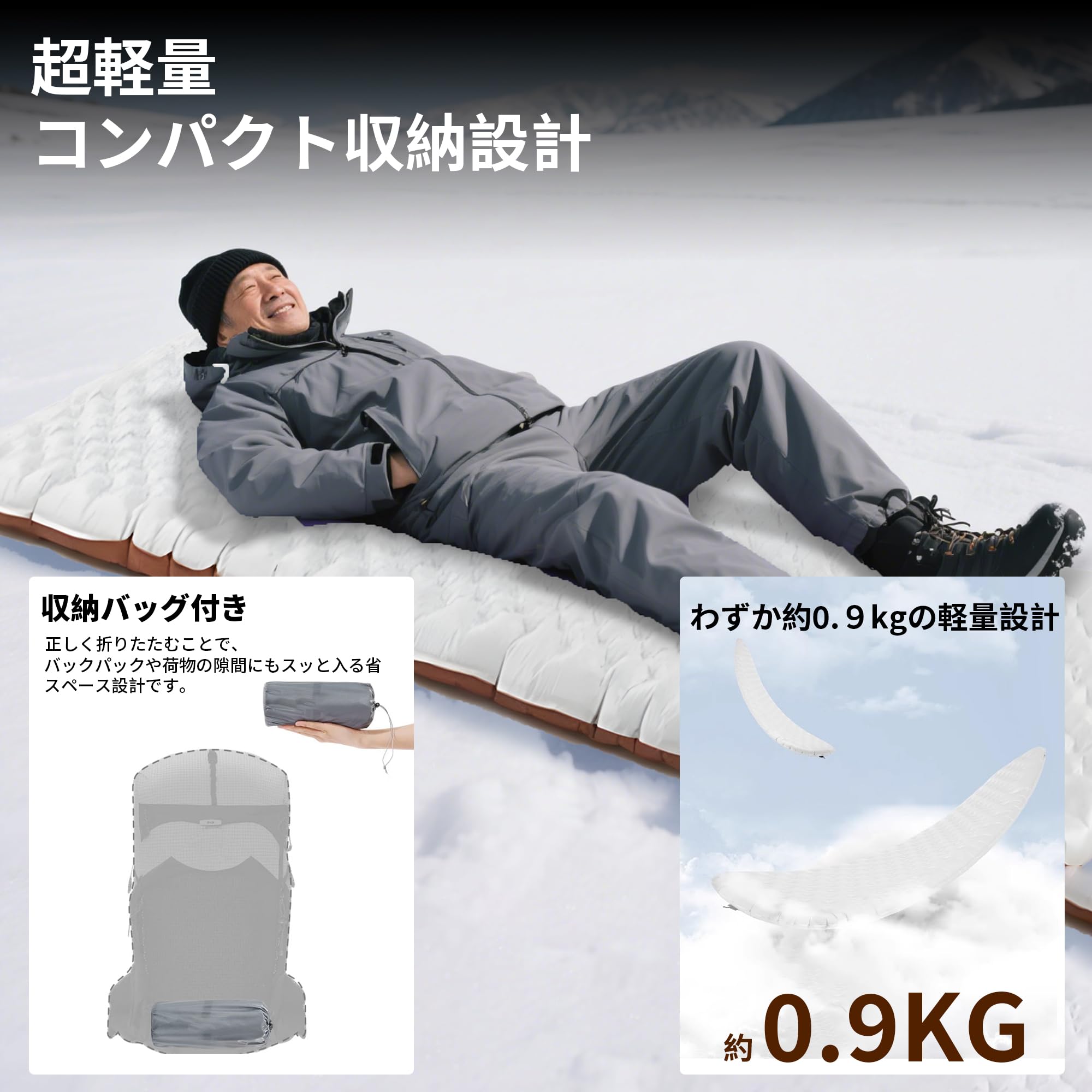 Amazon.co.jp: 「Shelta Pod×TENPLAY」エアーマット 高R値 R7.2 極寒地