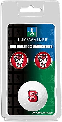 Miniatura 7 de LinksWalker Collegiate ProVictory - Pelota de golf con 2 marcadores de pelota de golf