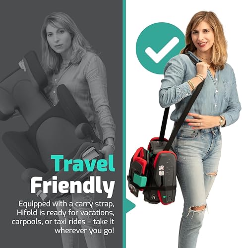 Miniatura 4 de mifold Asiento de elevación de alto contenido de alto contenido de altillo y pliegue del soporte, - asiento de automóvil de almohador de alto nivel