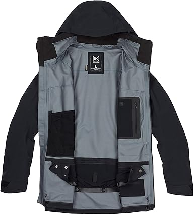 Burton [ak] 3L GORE-TEX Jacket ブラック Burton Men's [Ak] Hover Gore‑Tex Pro 3L Jacket | True Black - The