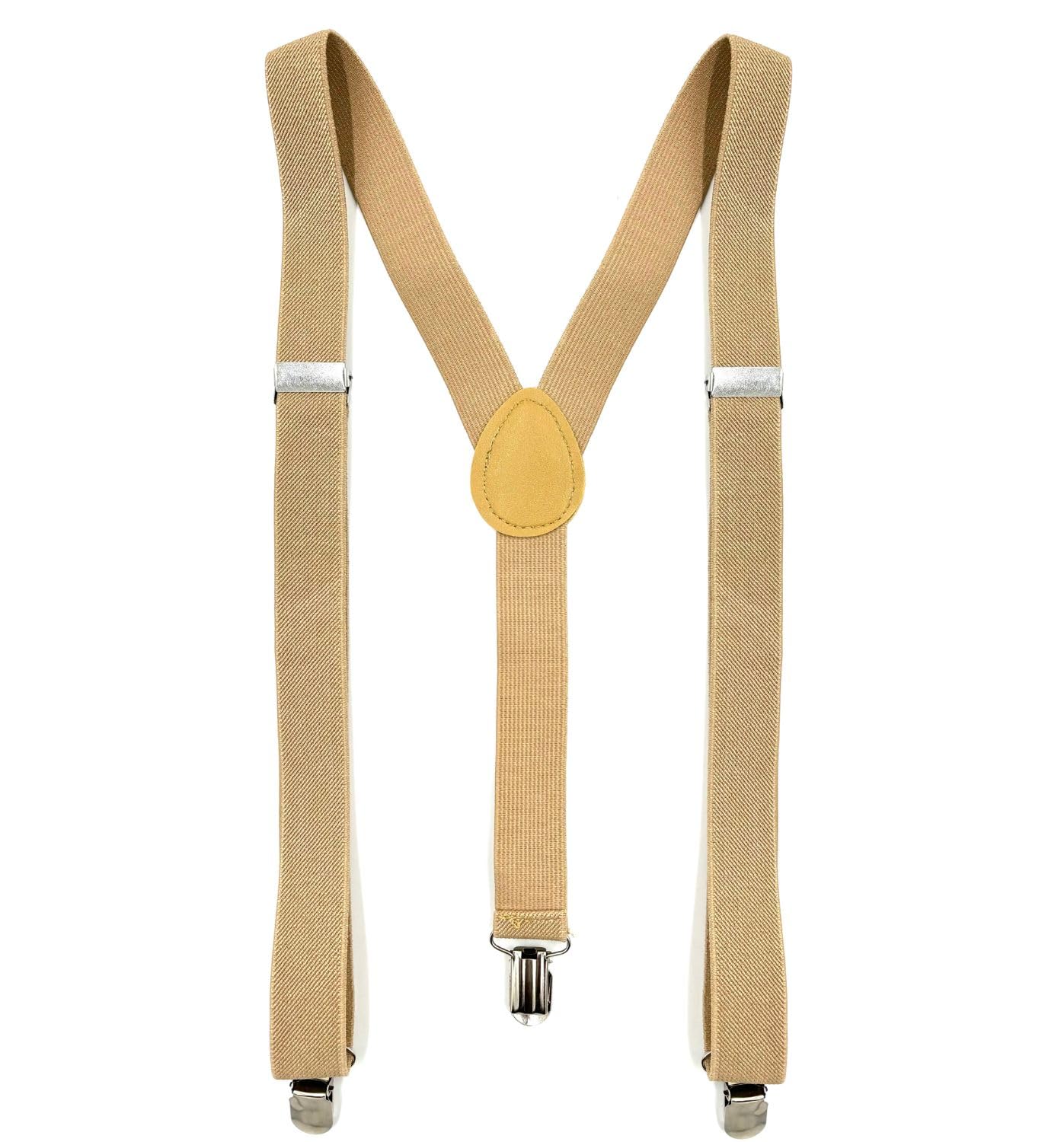 MDSTYLE Suspenders for Men Women &amp; Boys - Adjustable Y-Back with 3 Heavy Duty Clips for Wedding, Tuxedo, Formal &amp; Casual Wear