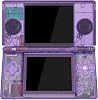 eXtremeRate DS Lite Compatible Assembled Custom Replacement Shell in Clear Material, Includes Replacement Buttons, Compatible with Nintendo DS Lite Screen Lens Clear Purple