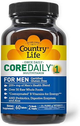 Country Life Core Daily 1 para tabletas de hombres 60 unidades