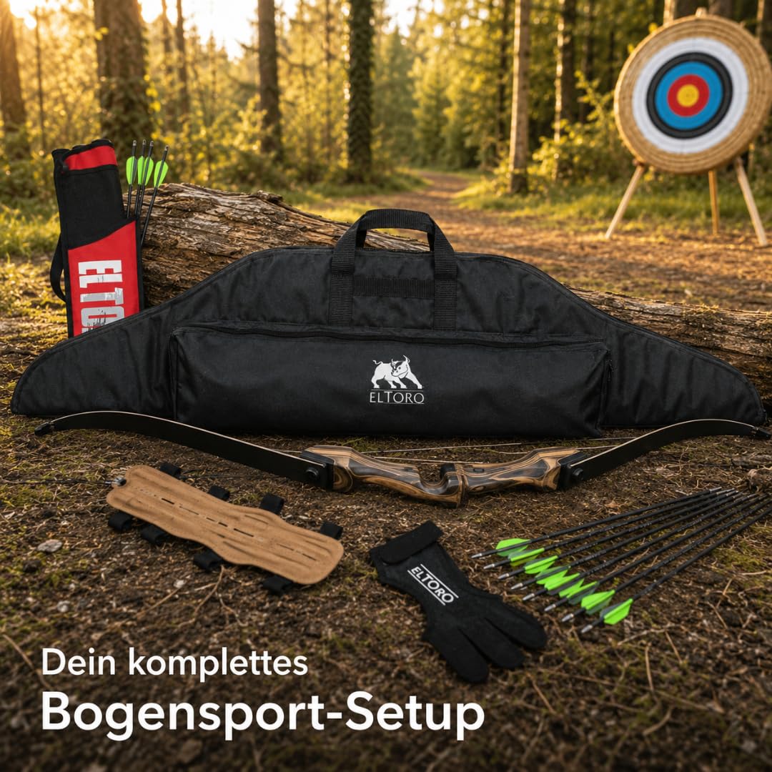 elToro Recurvebogentasche mit aufgesetzter Tasche in 3