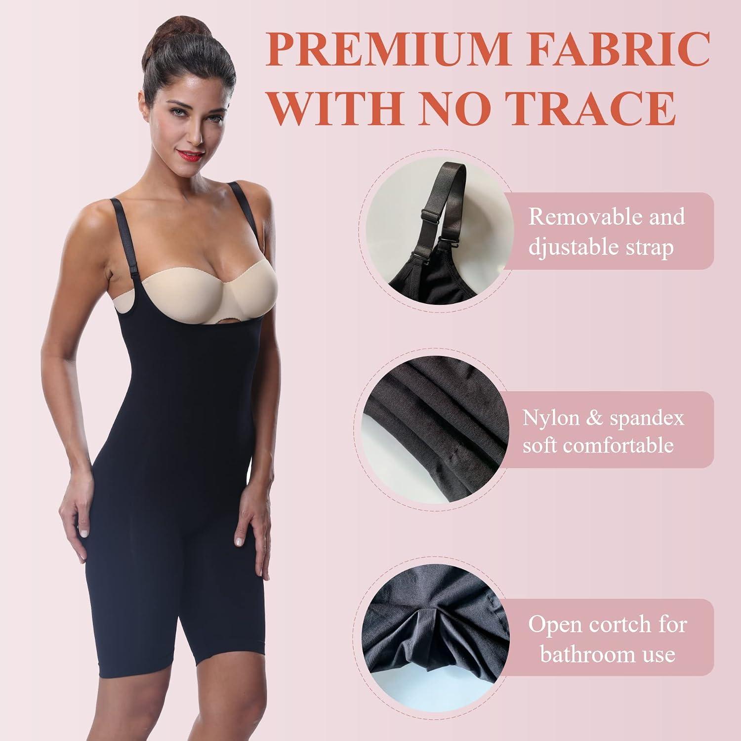 Franato Shapewear Bodysuit Waist 